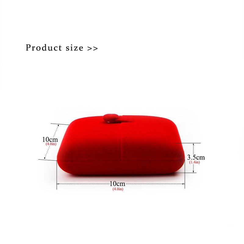 [Australia] - Oirlv Red Jewelry Gift Box Bracelet/Bangle Storage Boxes Bracelet Box 
