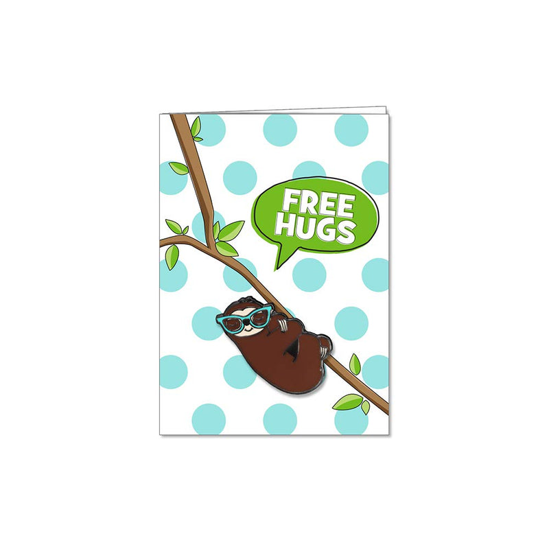 [Australia] - Lifebeats Free Hugs Sloth Enamel Pin 