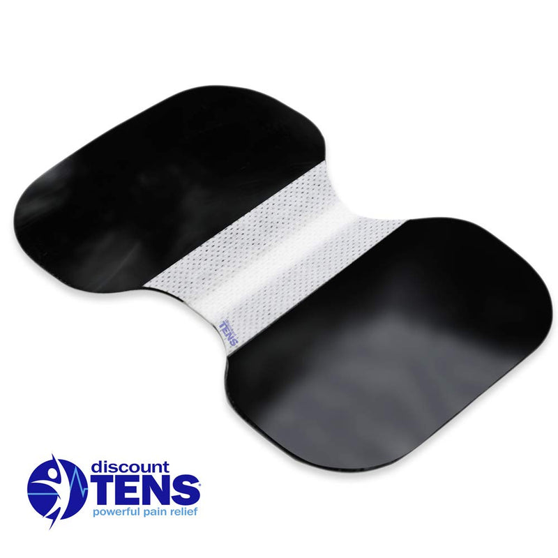 [Australia] - TENS Electrodes, 2 Premium Quality 4 inch x 6 inch Hourglass Self Adhesive Electrodes for TENS Units, Wired Butterfly TENS Unit Electrodes, Discount TENS Brand 