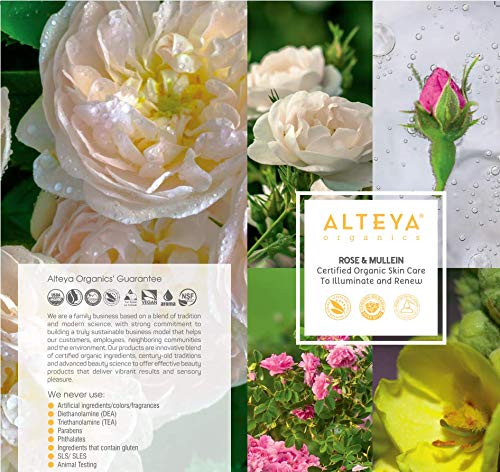 [Australia] - Alteya Organic Gentle Brightening Cleanser Rose & Mullein 200 ml - NaTrue Certified Organic Pure Natural Skin Care 