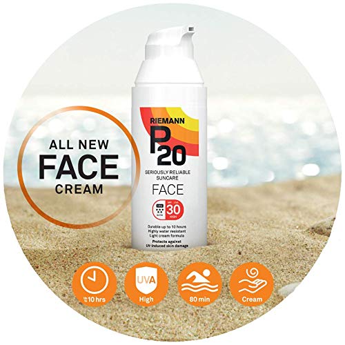 [Australia] - Riemann P20 Face Sun cream SPF30 50 g Long Lasting UVA and UVB Protection for up to 10 hours, Highly Water Resistant 