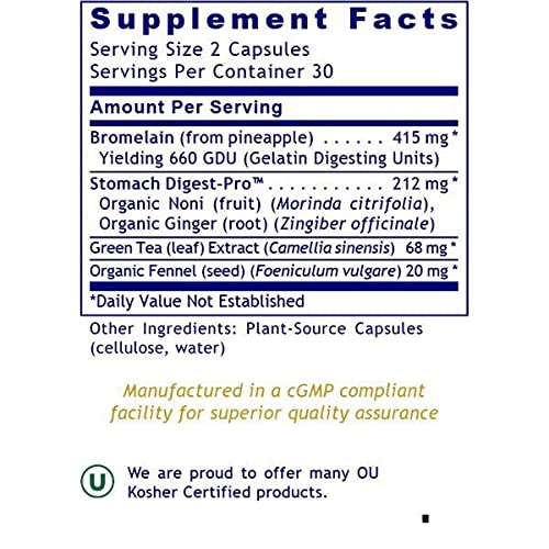 [Australia] - Premier Research GastroVen, Premier Stomach and Digestive Support, Dietary Supplement, 60 Plant-Source Capsules 