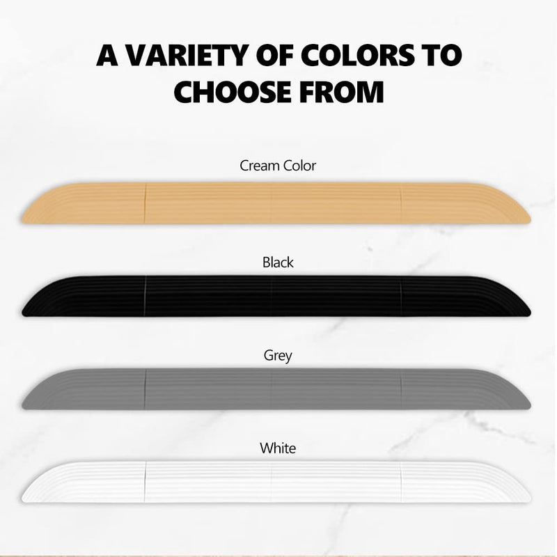 [Australia] - GLOGLOW 4Pcs Rubber Wheelchair Ramp, Universal Sweeper Door Sill Stair Wheelchair Door Sill for Thresholds Doorways Bathroom(grey) Grey 