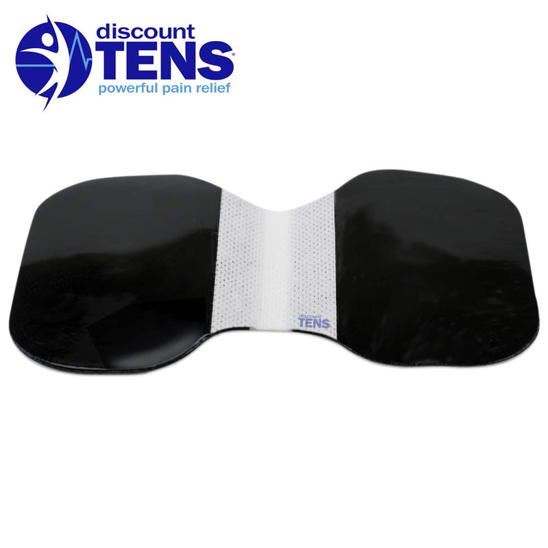 [Australia] - TENS Electrodes, 2 Premium Quality 4 inch x 6 inch Hourglass Self Adhesive Electrodes for TENS Units, Wired Butterfly TENS Unit Electrodes, Discount TENS Brand 