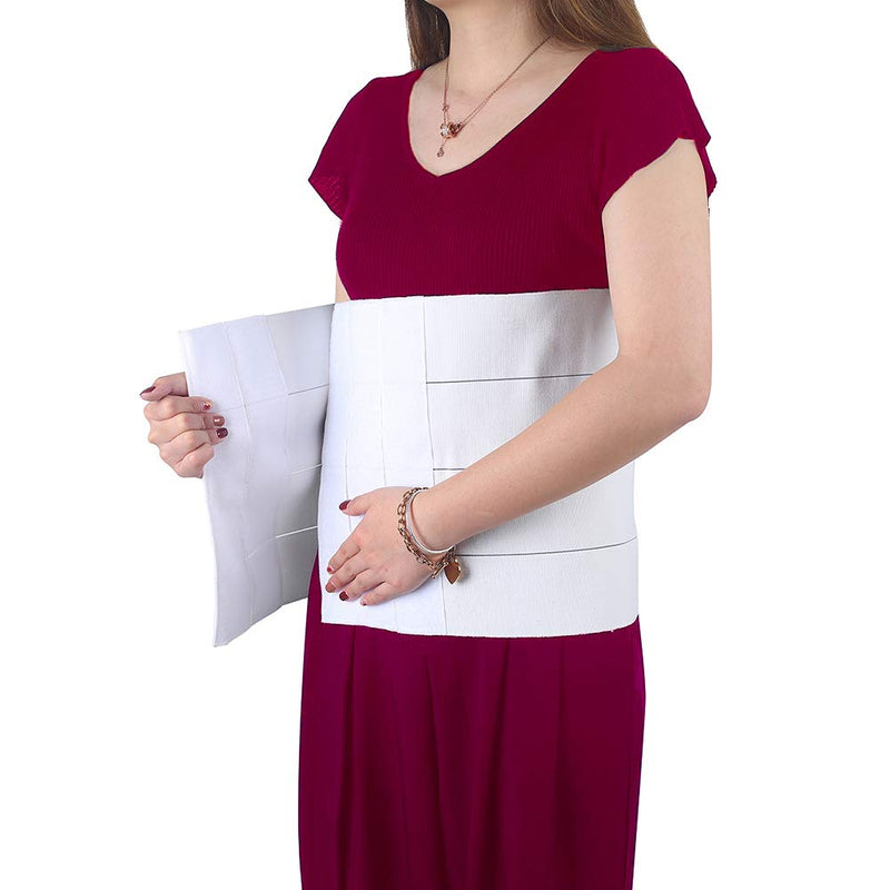 [Australia] - Abdominal Binder Women Bariatric Tummy Binder Compression Stomach Support Wrap for Women Bariatric Band Compression Belt Stomach Wraps Medical Waist Binder After Surgery Belly Band (40-47 in) 