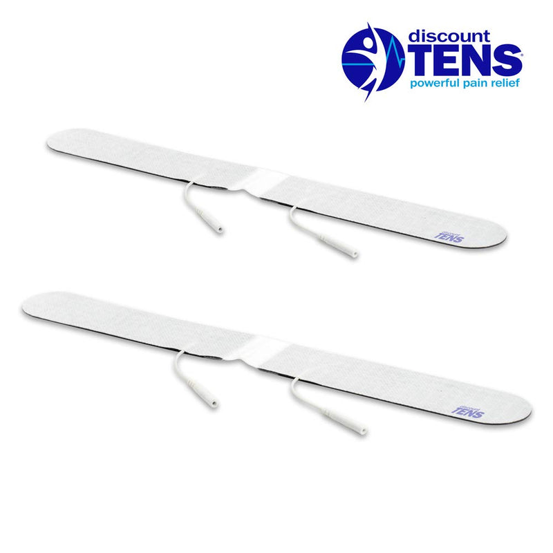 [Australia] - TENS Electrodes, 2 Premium Quality 13 inch x1.5 inch Lower Lumbar Strip Self Adhesive Electrodes for TENS Units, Wired TENS Unit Electrodes, Discount TENS Brand 