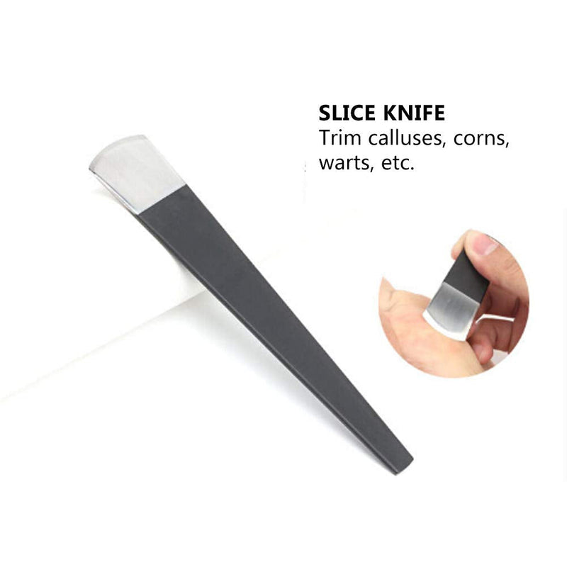 [Australia] - Sonew Professional Pedicure Knife Set, Dead Skin Corn Foot Callus Remover Ingrown Toenail Blade Tool Foot Repair Rasp with Storage Bag 