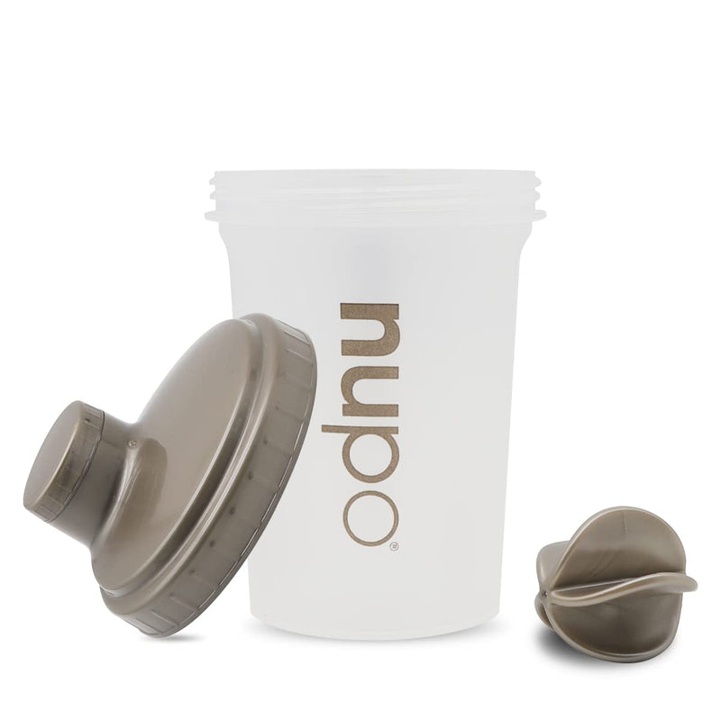 [Australia] - NUPO® Fitness Shaker Protein Shake [500 ml - Transparent] - Premium Mixing Function with Mixing Ball & BPA Free - Protein Shaker - Protein Shake Shaker - Whey Shaker - Shaker Bottle - Gym Shaker 