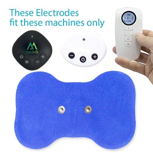 [Australia] - Med-Fit Wireless Butterfly Self-Adhesive Electrodes Pack of 5 16x9cm - Fits Med-Fit Wireless TENS & Painless TENS. Ideal For Treating Lower Back Pain 5 Pack 