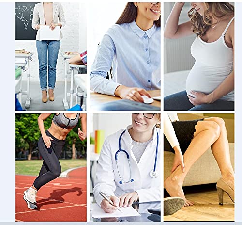 [Australia] - Plus Size Compression Socks Wide Calf Compression Socks for Women Men 20-30 mmHg Support Extra Large Knee High Stockings 5XL Black 5X-Large 