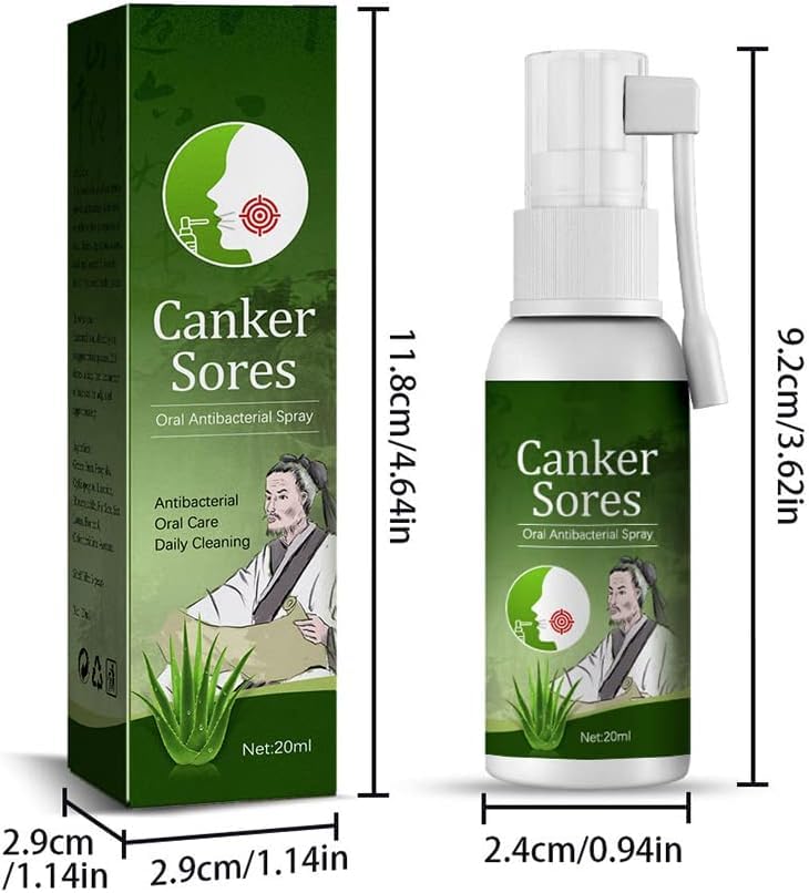 [Australia] - Ulcer Breath Sprays,Oral Ulcer Sprays,Antiviral Mouth Spray,Canker Relief Spray,Breath Spray for Bad Breath,Herbal Mouth Spray,Mouth Ulcer Sprays 20ML 