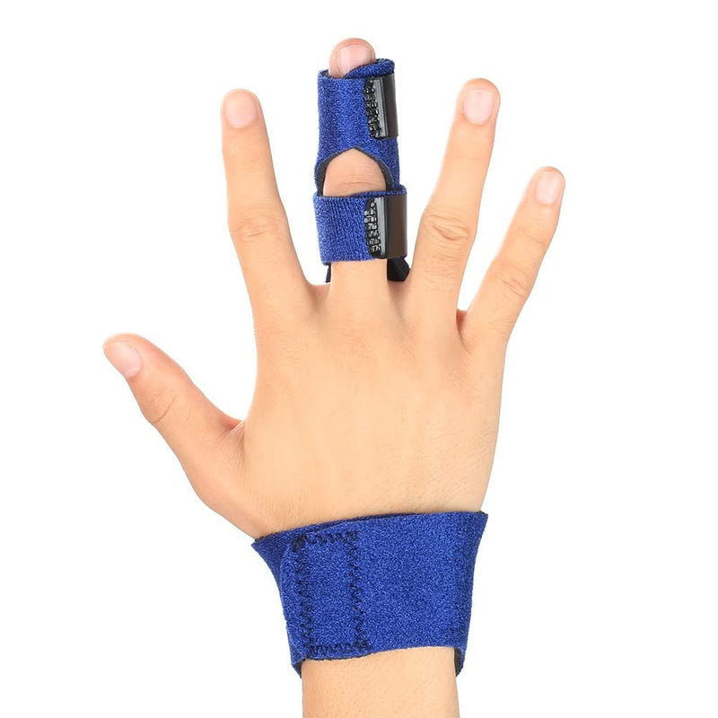 [Australia] - Finger Extension Splint for Trigger Finger, Mallet Finger, Finger Knuckle Immobilization, Finger Fractures, Wounds, Post-operative Care and Pain Relief- Malleable Metallic hand splint finger support 1 
