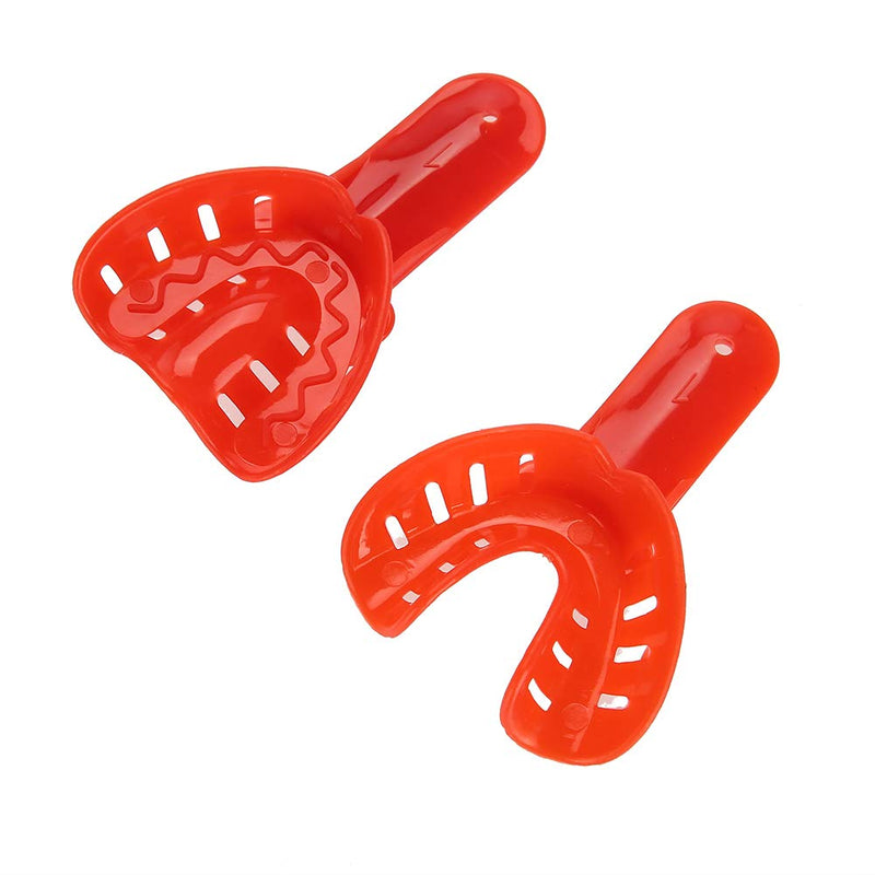 [Australia] - 12pcs/Set Dental Impression Trays, Mouth Trays, Dental Trays, Generic Dental Plastic Teeth Brace Plastic Teeth Holder Tooth Support Teeth Brace Tools for Teeth Support 