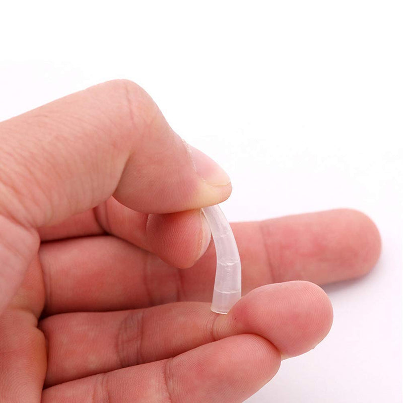 [Australia] - 40 Pcs Clear Tweezer Point Protectors Cap Tip Stopper Covers Makeup Beauty Supplies, General Size 