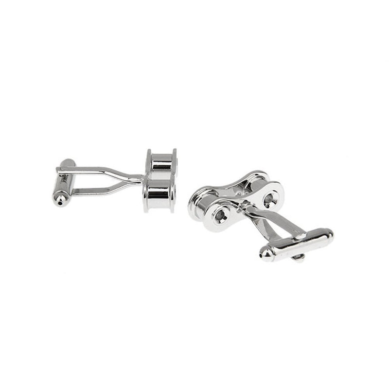 [Australia] - Chain Link Cufflinks Cuff Links Bike Biker Motorcycle Mechanic Cyclist Bicycle Style 1 