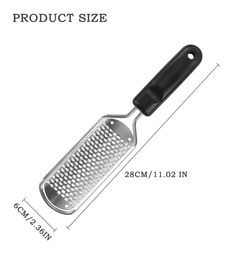 [Australia] - Foot Files Hard Skin Remover, Heel Scraper Scrubber Rasp Grater Professional Pedicure Care Tool for Dead Rough Skin Dry Cracked Feet 