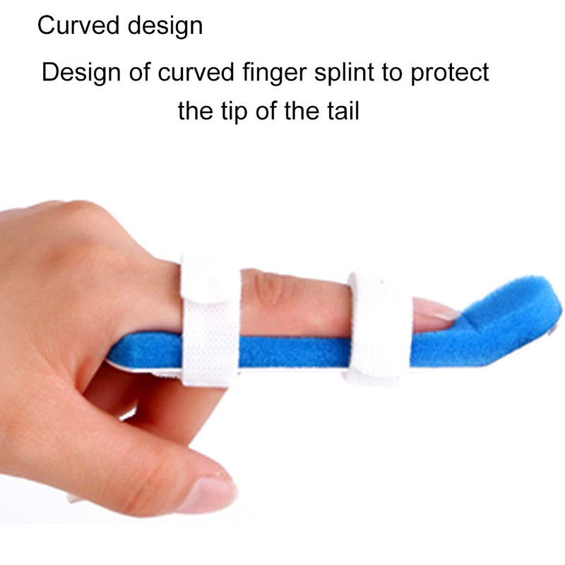 [Australia] - Finger Splints for Straightening,Aluminum Finger Splint with Foam,Finger Brace for Straightening or Support for Fingers, Suitable for Index, Middle, Ring Finger,Pain Relief 