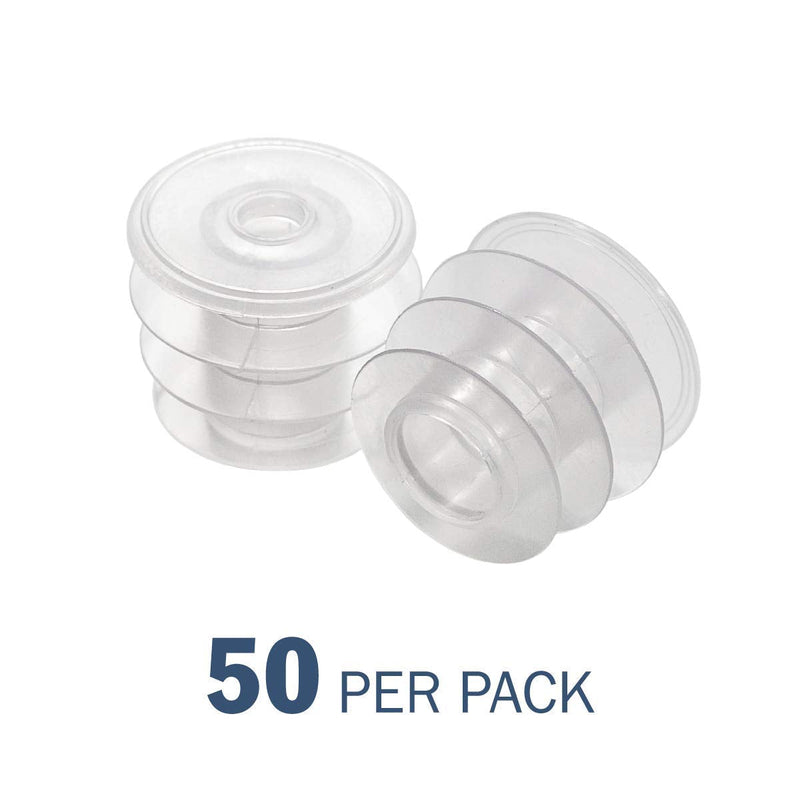 [Australia] - Apothecary Products Oral Syringe Adapter Plugs, Compatible With 12 And 16 Oz Oval, 28 Mm, Pack Of 50 Large Adapter Plugs - 28 mm 