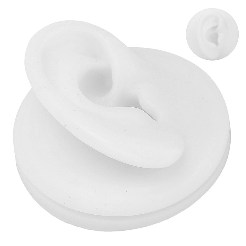 [Australia] - Silicone Acupuncture Ear Model, Silicone Ear Model Ear Acupuncture Practice Model Reusable Simulation Ear Display Model(Right) Right 
