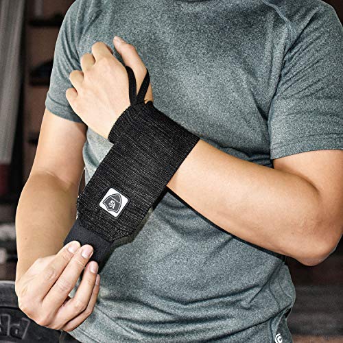 [Australia] - Vital Salveo- Adjustable Compression both hands design Wrist Straps/Wraps Bandage, Wrist Brace Support, Elastic Breathable for Wrist Sprain, Tendonitis, Tennis, Sports Men, Women (Pair) /3"* 18" Wrist 3"*18"(Pair) 