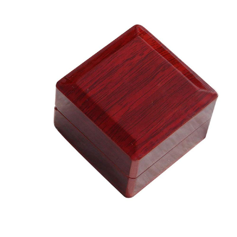 [Australia] - JunningGor Display Wooden Single Ring Box (Fit Mens Big Heavy Ring) 