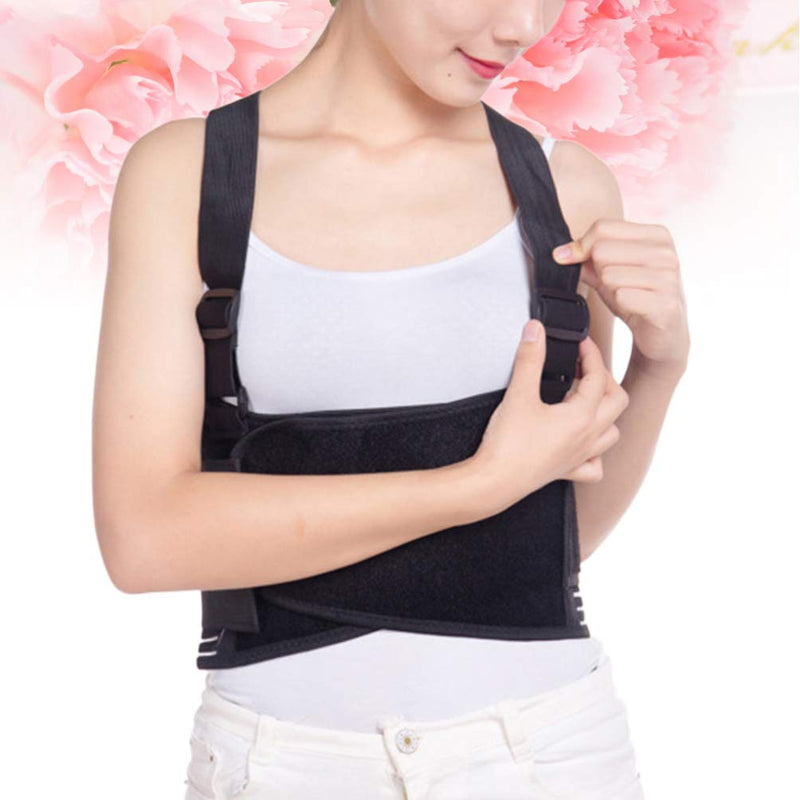 [Australia] - 1PC Rib Chest Support Brace Sternum Injuries Adjustable Support Belt Protection Strap Belly Support Band - Size XL 