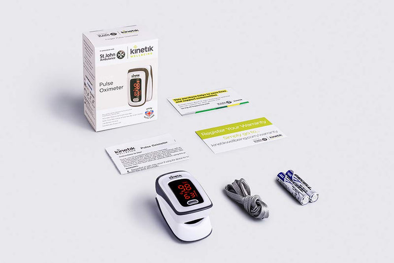 [Australia] - Kinetik Wellbeing Finger Pulse Oximeter – In Association with St John Ambulance 
