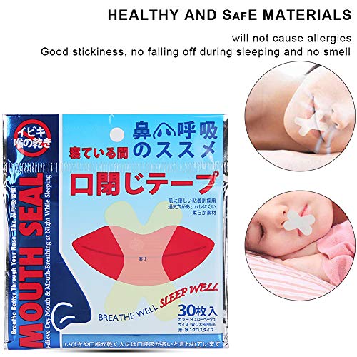 [Australia] - 240pcs Sleep Strips, Anti Snore Mouth Tape Self Adhesive for Better Nose Breathing, Less Mouth Breathing, Improved Nighttime Sleeping 