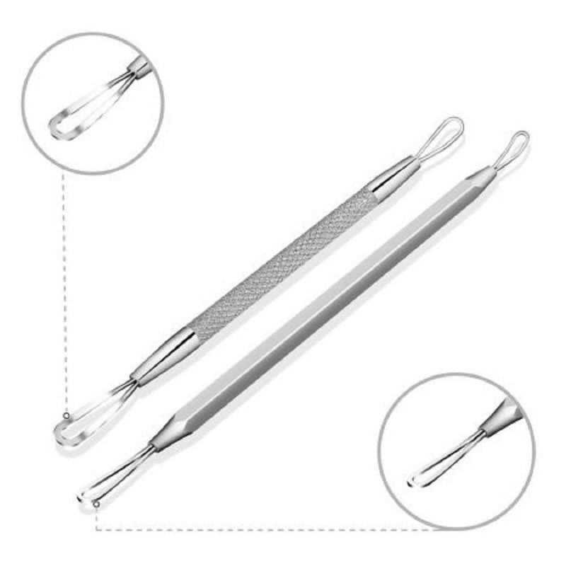 [Australia] - 5pcs Blackhead Acne Whitehead Pimple Blemish Extractor Remover Tool Set 