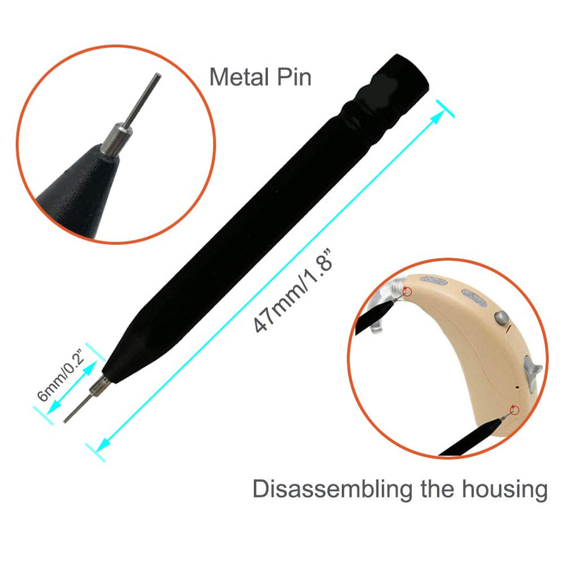 [Australia] - 8 pieces hearing aid amplifier cleaning tools, earbuds/Headphones/Airpods cleaner brush kits with case 