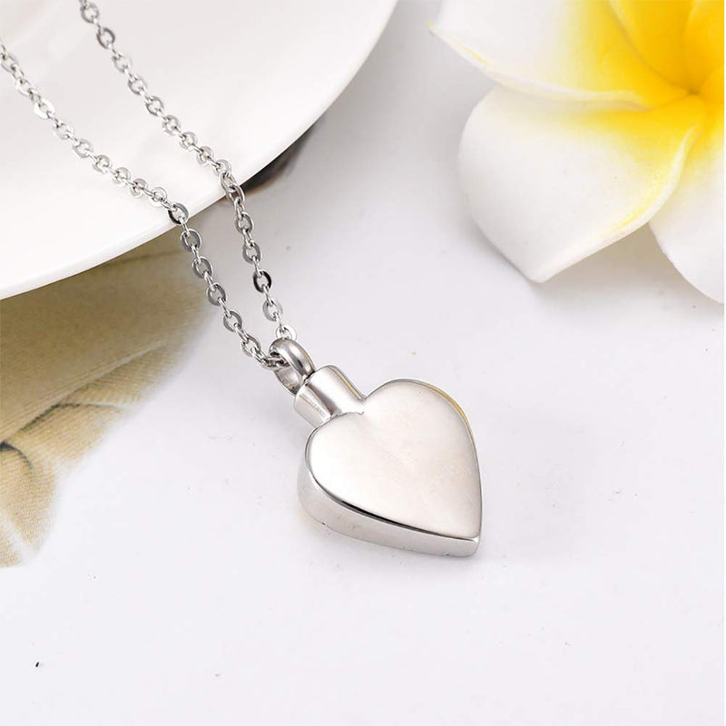 [Australia] - LuxglitterLin Double Heart Cremation Urn Necklace for Ashes Grandma Mom Dad Bible Lord's Prayer PSALM46:5 Urn Pendant 12 Birthstone Memorial Keepsake Ash Holder Jewelry Grandpa 