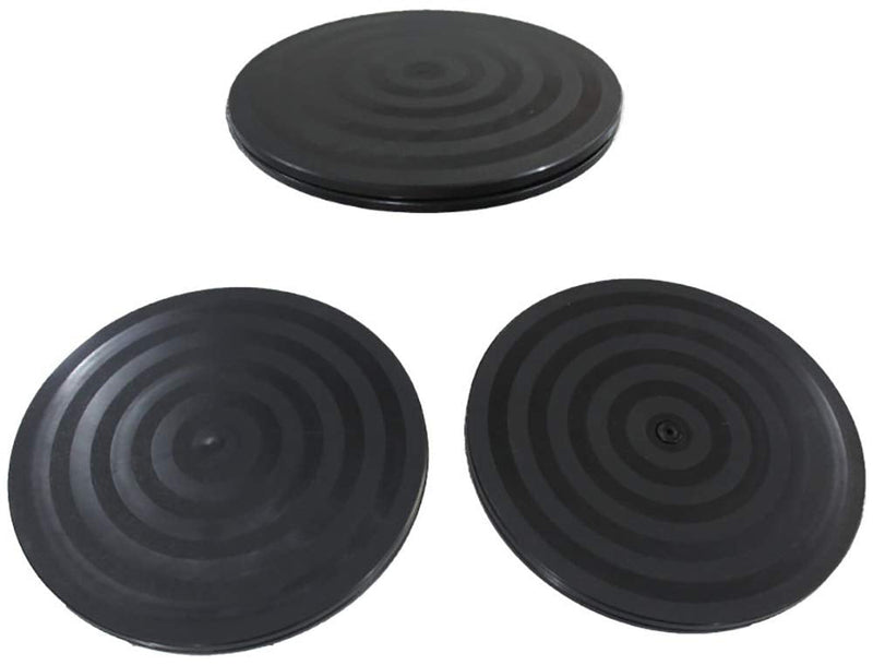 [Australia] - kydely Mini Bonsai Turntable Base Stainless Steel Ball Bearings 360-Degree Rotation Easy Pruning Black 8" 8" 