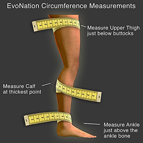 [Australia] - EvoNation Women’s Waist High 8-15 mmHg Graduated Compression Pantyhose – Mild Pressure Compression Support Stockings Nude Small 
