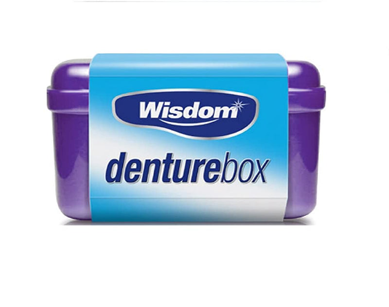 [Australia] - Wisdom Denture Box Storage Container - Assorted Colours 