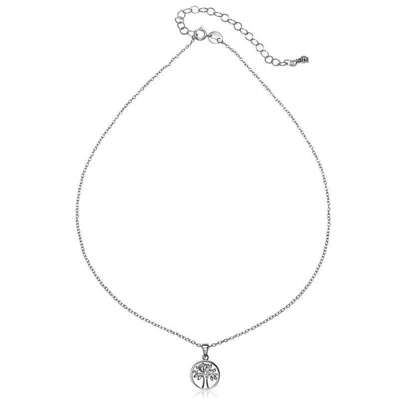 [Australia] - GemStar USA Sterling Silver Polished Tree of Life Dainty Choker Necklace sterling-silver 