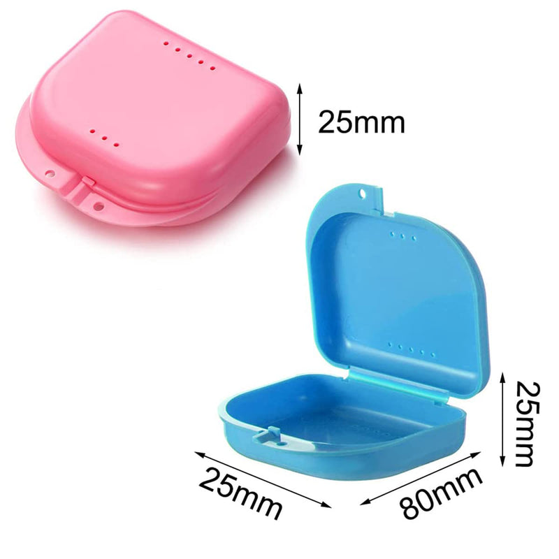 [Australia] - AidShunn Retainer Box Denture Cleaner Invisalign Case Teeth Retainers Denture Bath Slim Orthodontic Dental Case for Bleaching Trays,Mouth, Guard, Brace, Ear Plugs, Chewies Invisalign Yellow 