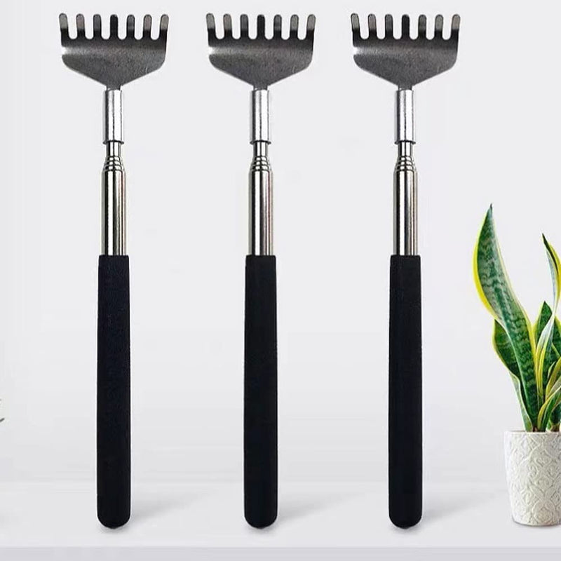 [Australia] - Angeer Stainless Steel Telescopic Back Scratcher, Novelty Gift, Handheld Portable Ultimate Pocket Self Massager, for Those Difficult to Reach Itches (4pcs/Set) 4pcs/Set 