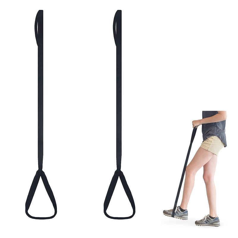 [Australia] - 2 Pcs Leg Lifter Straps Leg Lifter Mobility Aids Drive Leg Lifter with Hand and Foot Loops for Elderly, Handicapped, Injury, Car and Bed 