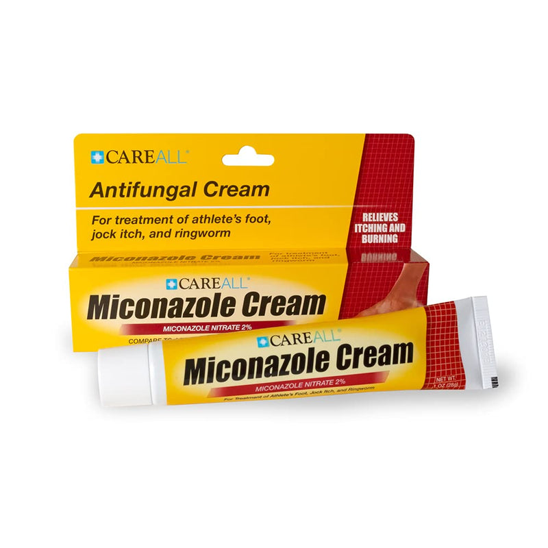 [Australia] - (4 Pack) CareALL® 1.0 oz. Antifungal Miconazole Nitrate 2% Cream, Compare to Leading Brand, Cures Most Athlete’s Foot, Jock Itch, Ringworm 1 Ounce (Pack of 4) 