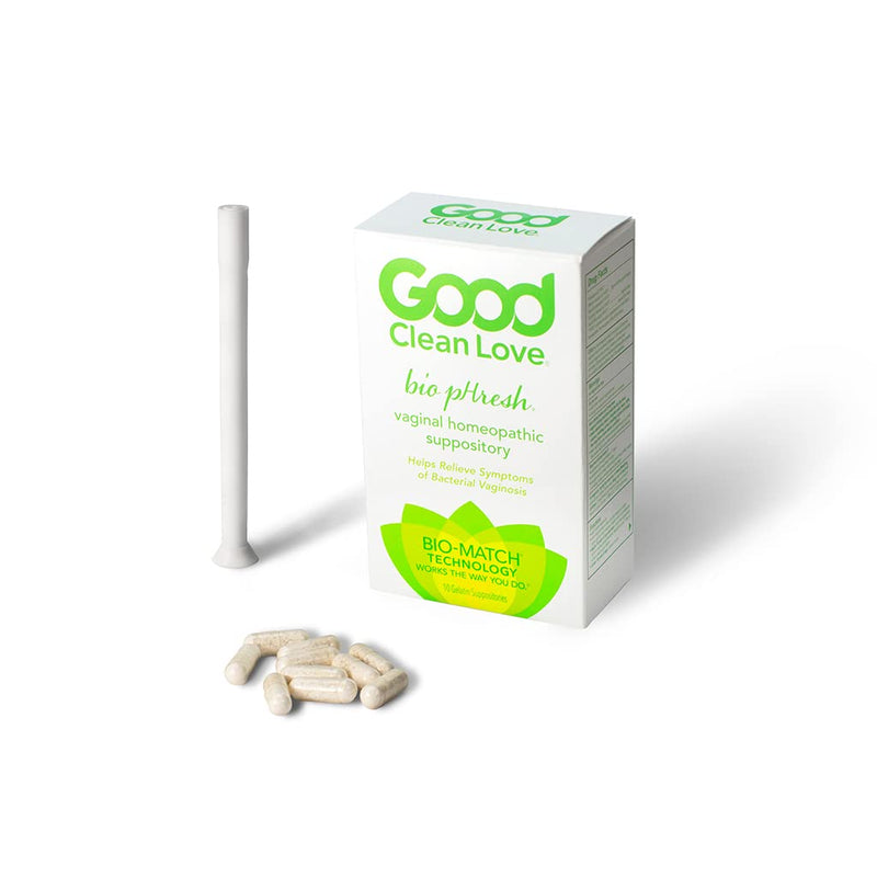 [Australia] - Good Clean Love BiopHresh Vaginal Homeopathic Suppository, Bacterial Vaginosis Treatment for Women, Relieves Itching & Irritation, Promotes Urinary Tract Health, 10 Capsules 