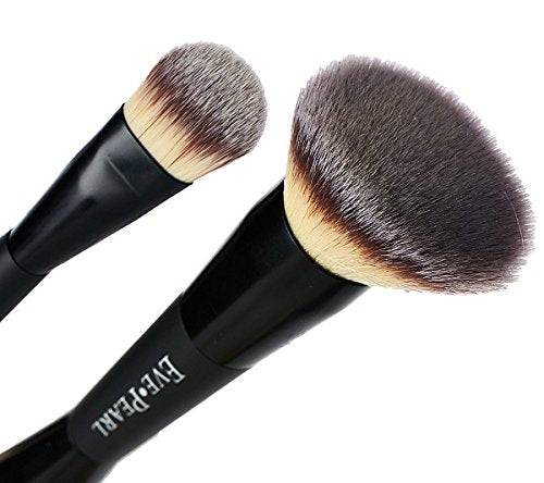 [Australia] - EVE PEARL Dual Brush Crease Blender Fan Highlighter Blush Contour Hypoallergenic Synthetic Easy Control And Blend Makeup Brushes (201 Contour Blender) 201 Contour Blender 