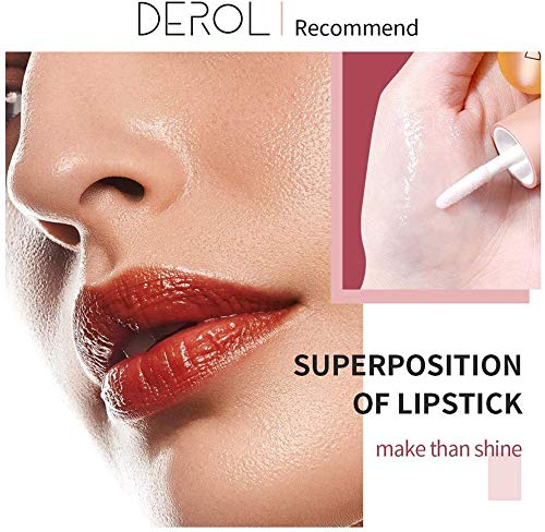 [Australia] - Natural Lip Plumper, Plant Extracts Plumping Lip Serum,Lip Enhancer, Lip Plumping Balm, Moisturizing Clear Lip Gloss for Fuller Lips & Hydrated Beauty Lips 5.5ml 