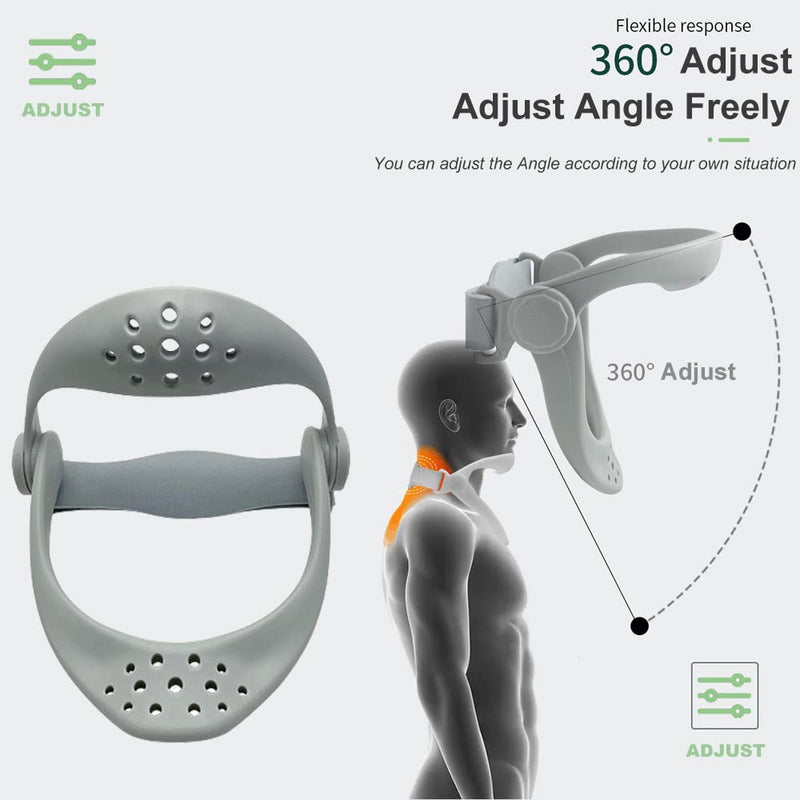 [Australia] - New Upgrade Neck Stretcher, Neck Collar and Adjustable Neck Brace, Ergonomic Posture Corrector Neck Traction Device for Neck Pain Relief, Spinal Decompression and Back Pain 