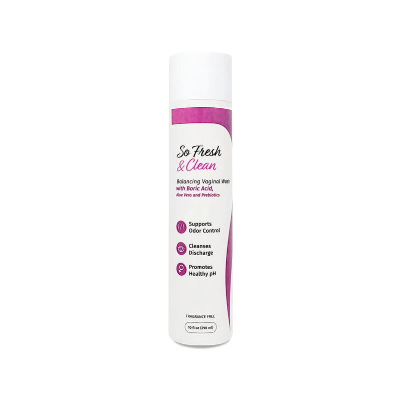[Australia] - NutraBlast So Fresh & Clean | pH Balance Feminine Wash with Boric Acid | Supports Odor Control | Cleanses Discharge | Promotes Healthy pH (10 fl oz) 