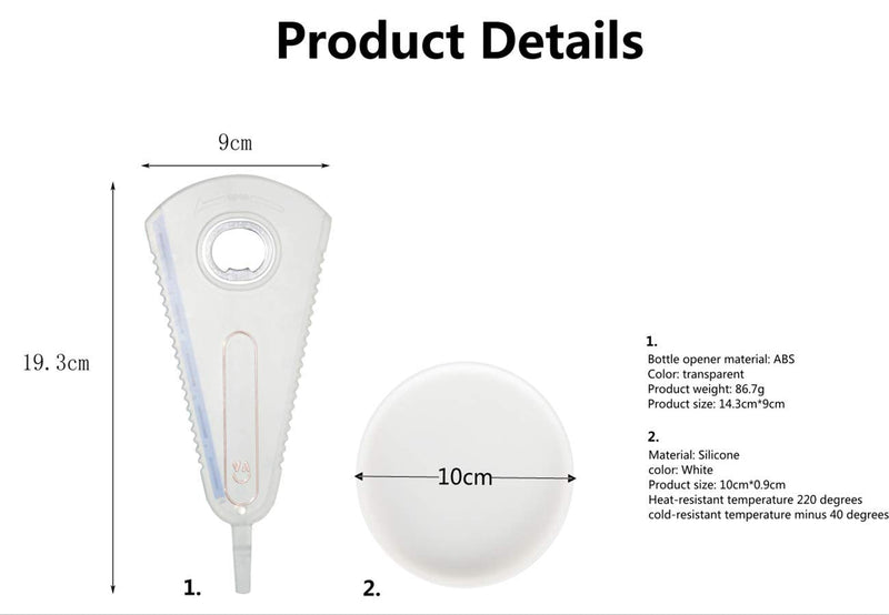 [Australia] - Jar Opener 2PCS Bottle Openers Can Openers Set Multi Function Jar Opener for Weak Hands Easy to Use for Arthritis Sufferers and Anyone with Low Strength 