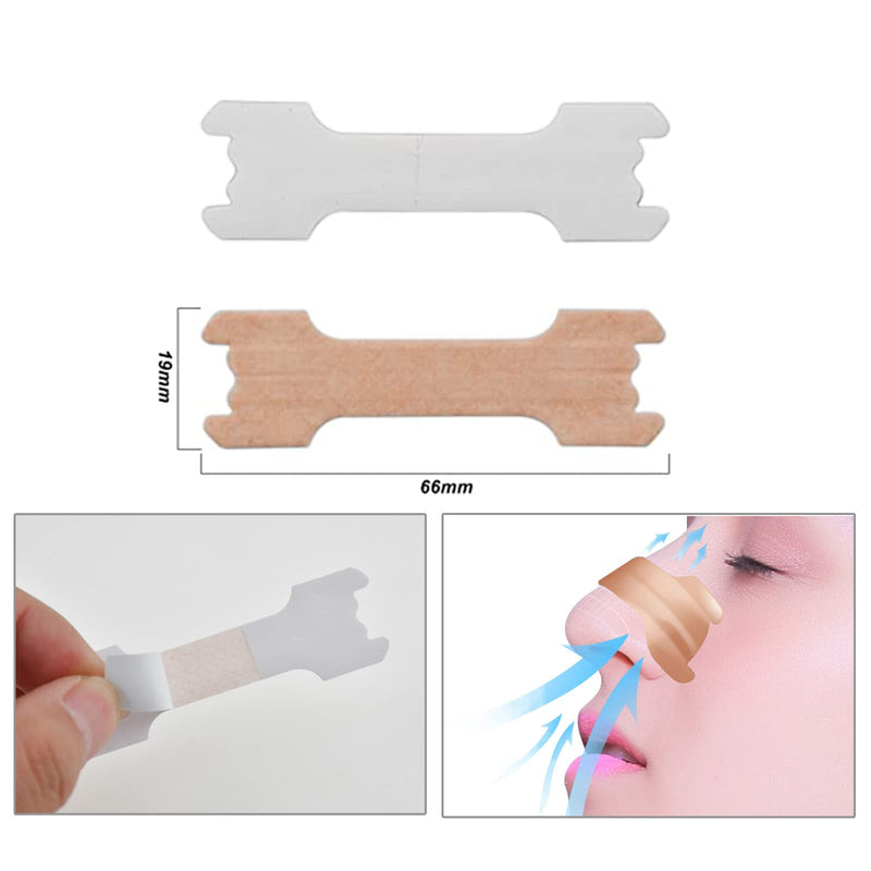 [Australia] - 100 Count Nasal Strips Breath Easy Anti Snoring Improve Sleeping (66mm*19mm) 100 
