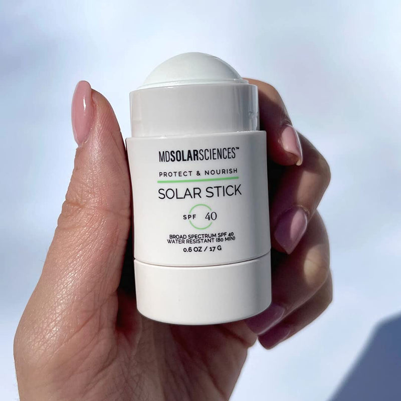 [Australia] - MDSolarSciences Mineral Sunscreen Stick SPF 40, Lightweight, Oil-Free Formula, Broad UV Protection with Zinc Oxide, 80 Mins Water Resistance, 0.6 Oz 