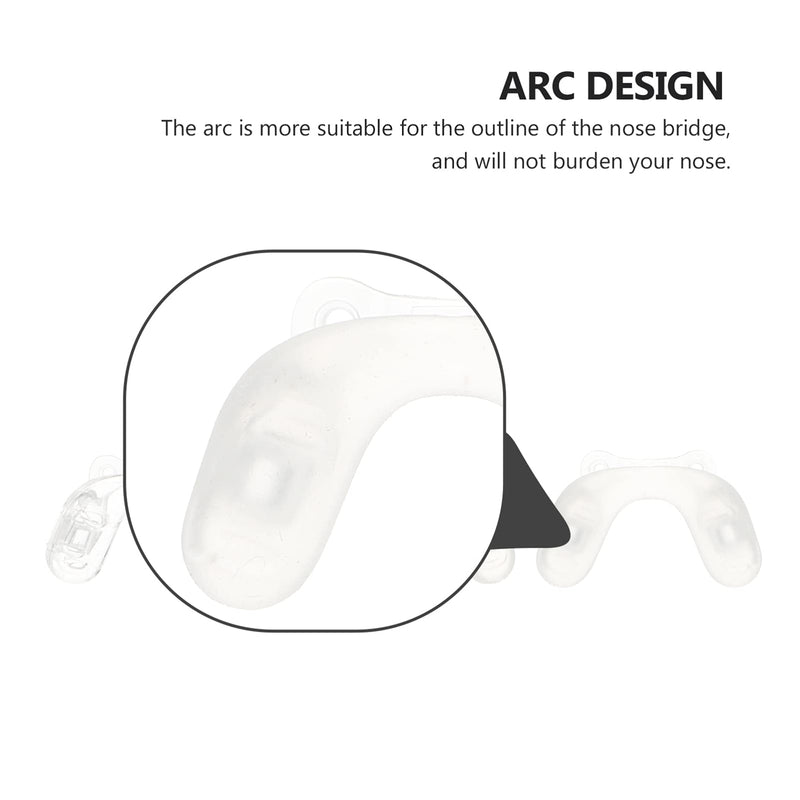 [Australia] - DOITOOL 3pcs Eyeglasses Nose Pads Glasses Bridge Strap Retainers Saddle Bridge Screw- in Eyeglasses Nose Piece Anti- Slip Replacement Silicone Nosepads for Sunglass Spectacles Eyewear Optical 