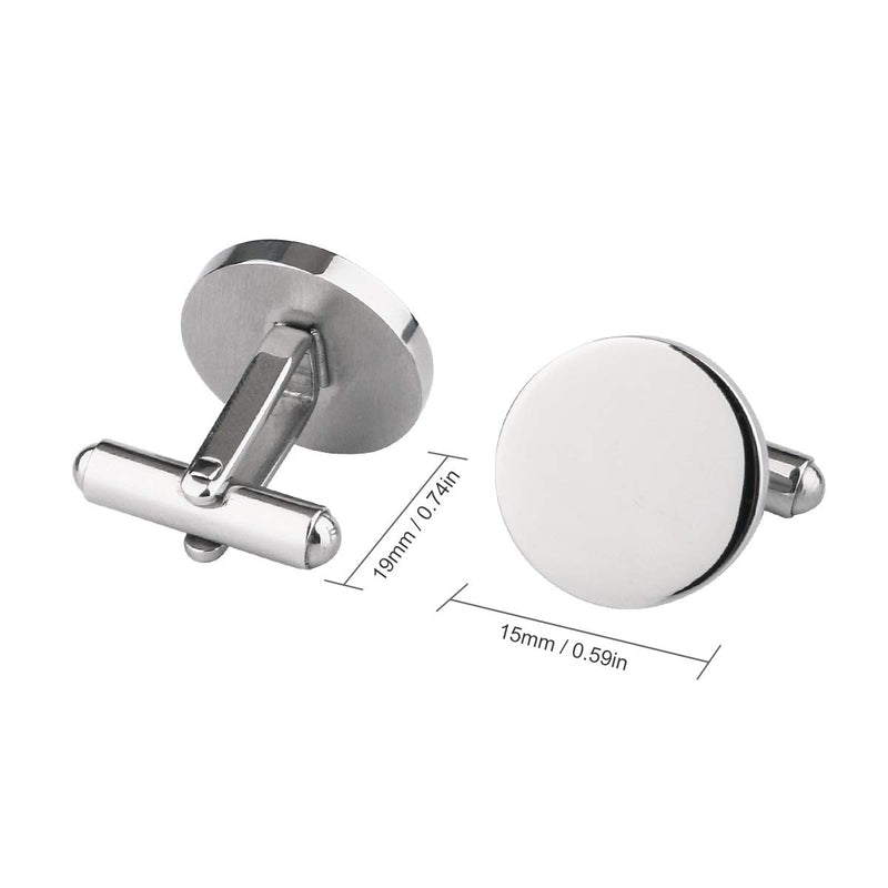 [Australia] - Driew Blank Cufflinks Round 