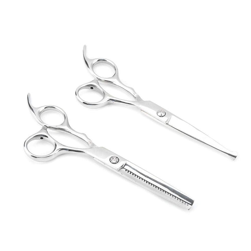 [Australia] - Professional Hair Cutting Thining Scissors Set Round Head Shears Baby Hairdressing Scissors Set for Baby Kids (Red) Red 